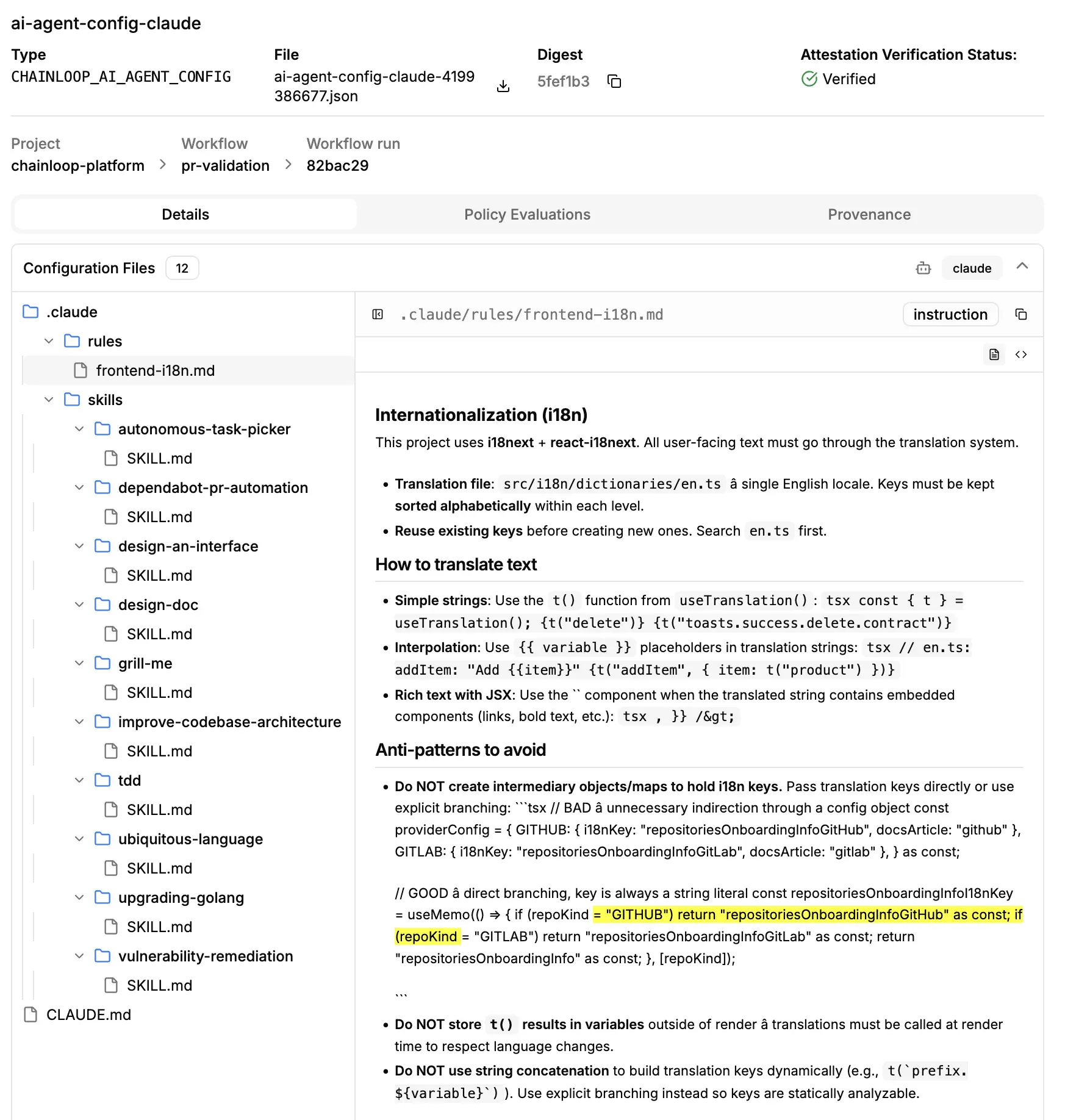 Changelog: AI Agent Governance, Ask Chainloop, and Supply Chain ...