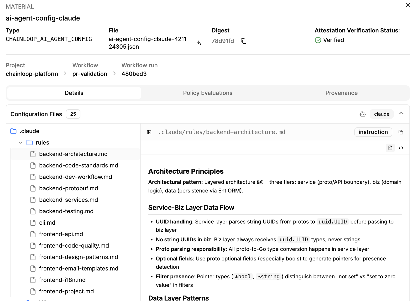 Changelog: AI Agent Governance, Ask Chainloop, and Supply Chain ...