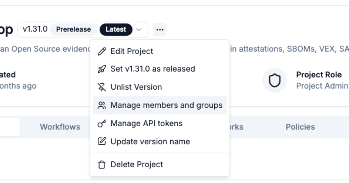 Changelog: Managing Complexity at Scale with Chainloop's Enhanced RBAC ...